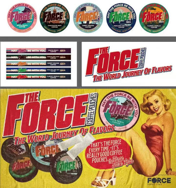 THE FORCE SENSE LABS 50mg caffeine COFFEE POUCHES